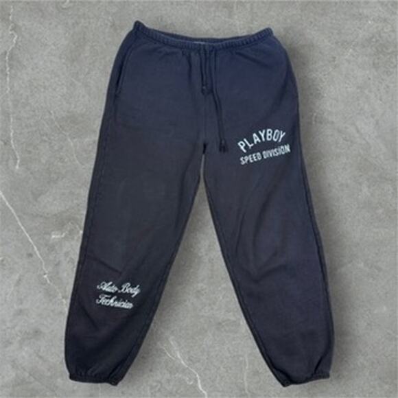 Playboy by PacSun Sweatpants Men’s L Brown Speed Division Joggers - Picture 1 of 5